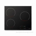 Four Zone Induction Cooker with Whole Black Ceramic Glass and Digital LED Display